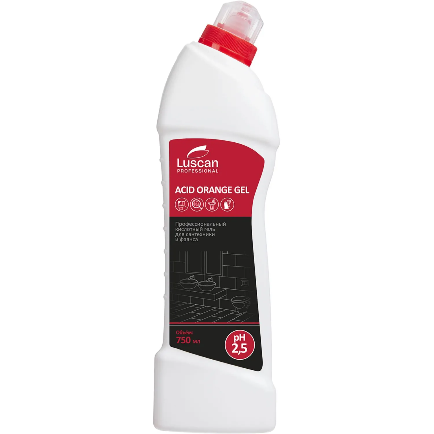 Средство для сантехники чистящее Acid Orange Gel 0.75 л гель