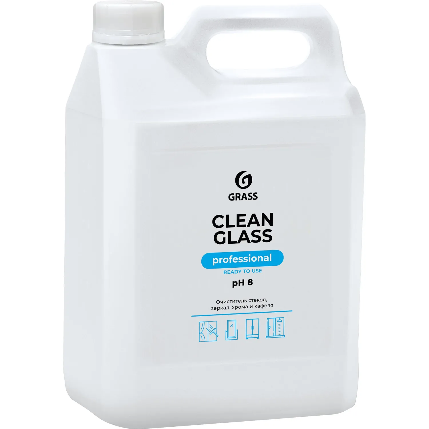 Средство для мытья стекол/зеркал и поверхностей Clean Glass Prof 5 л