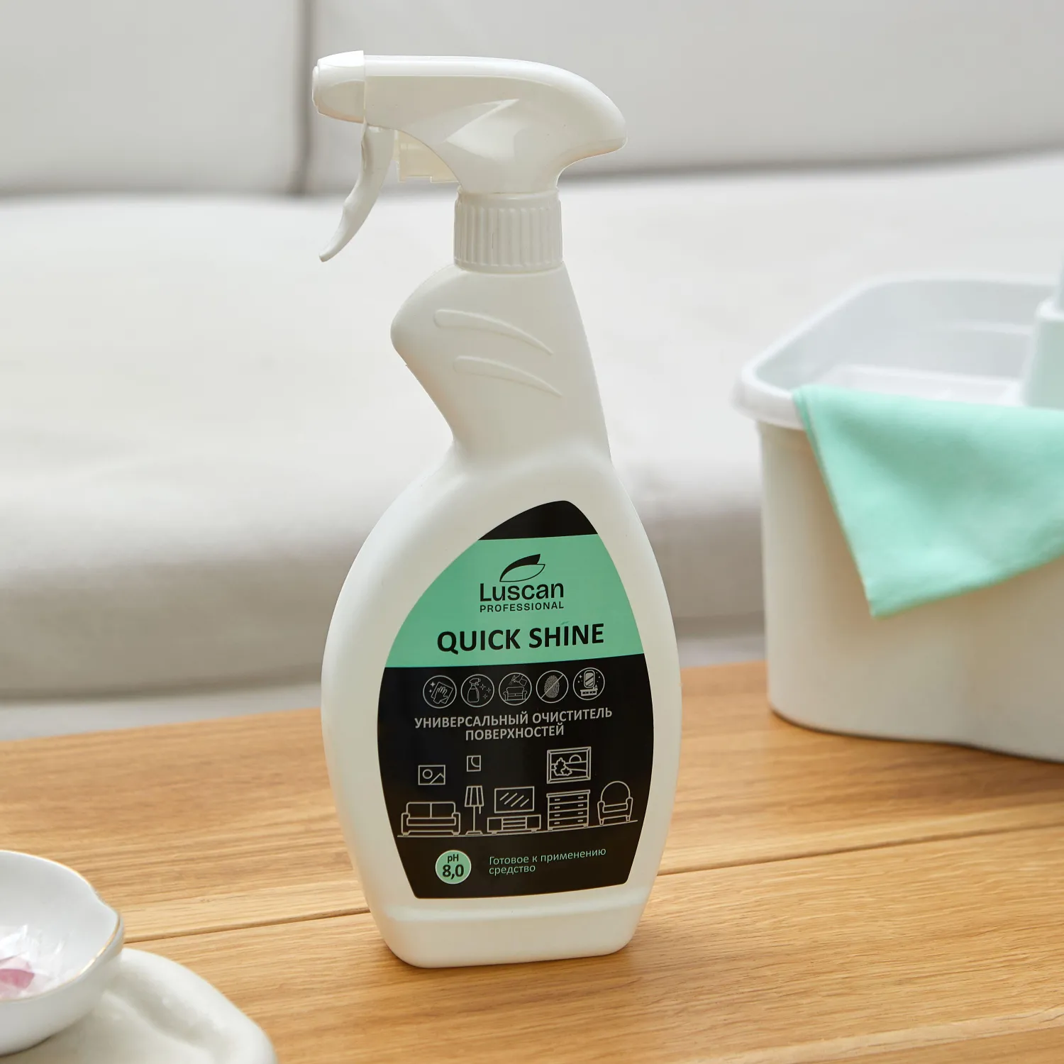 Моющее средство для ежедневной уборки Quick Shine 500 мл (готовое к применению средство) - Image 6