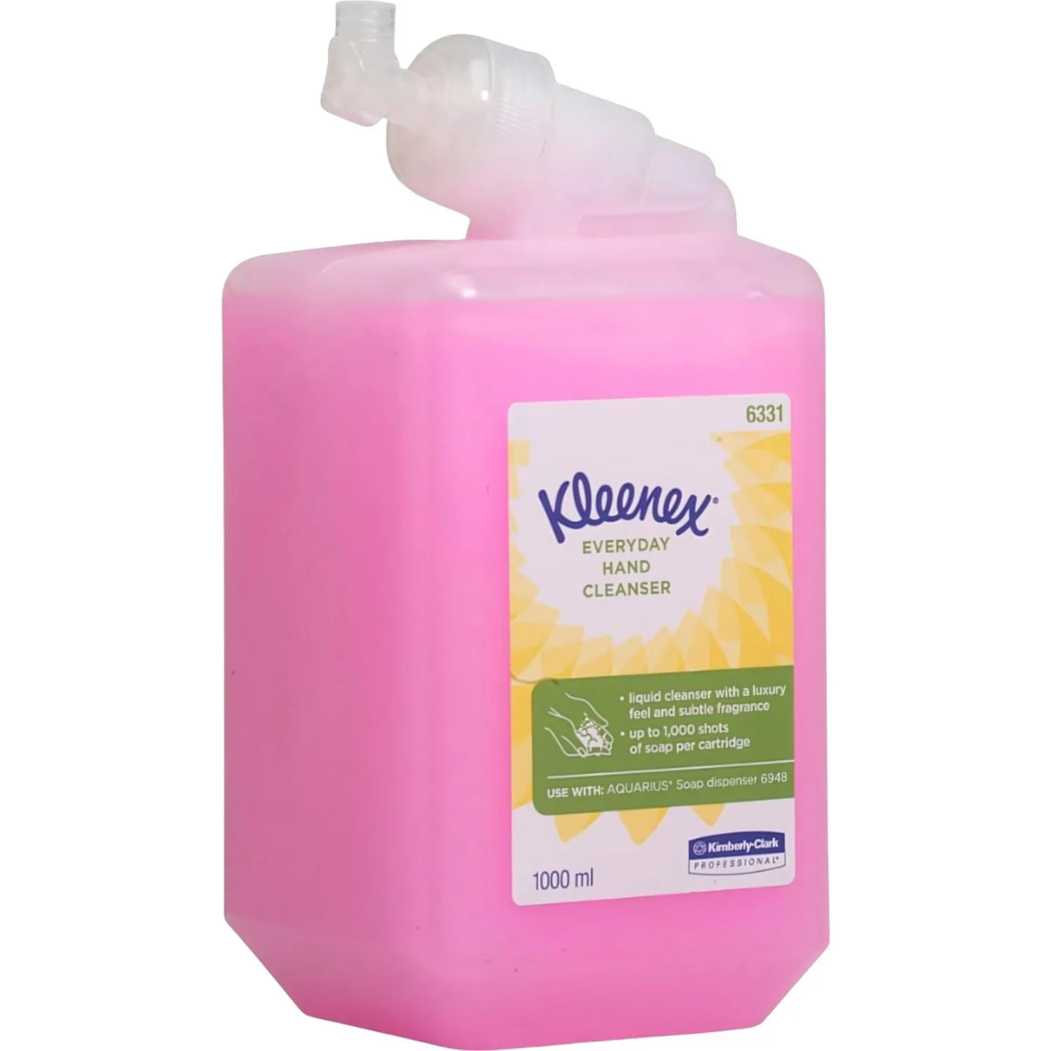 Картридж с жидким мылом для рук Kleenex Everyday Use 6331 1000 мл (6 штук в упаковке) - Image 3