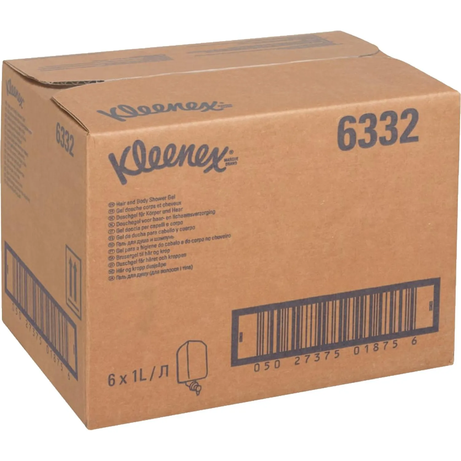 Картридж с гелем для душа для тела и волос Kleenex 6332 1000 мл (6 штук в упаковке) - Image 4