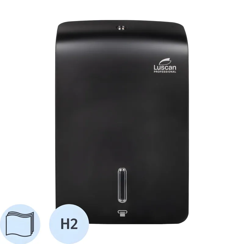 Диспенсер для полотенец листовых Etalon maxi H2 чёрный