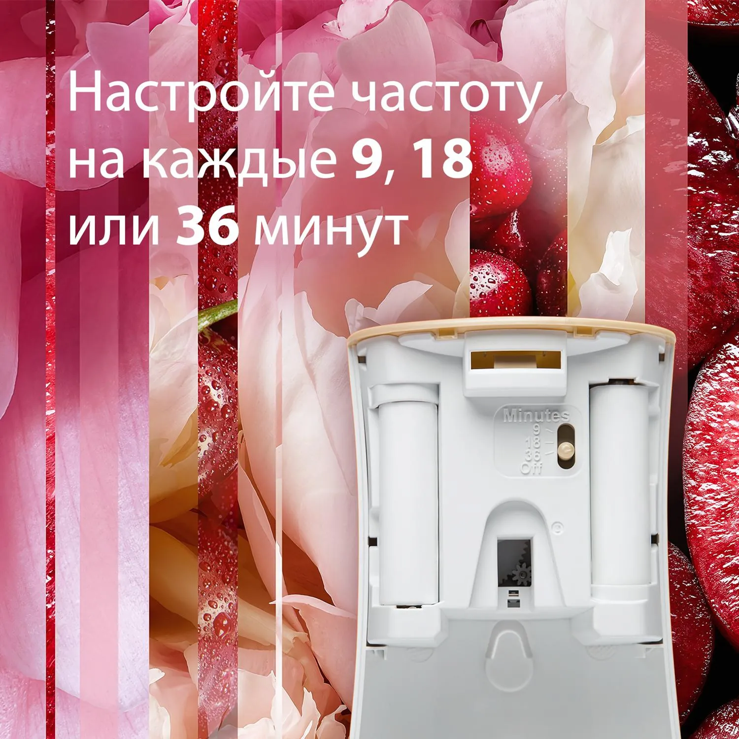 Автоматический освежитель воздуха + сменный баллон Пион и сочные ягоды 269 мл - Image 9