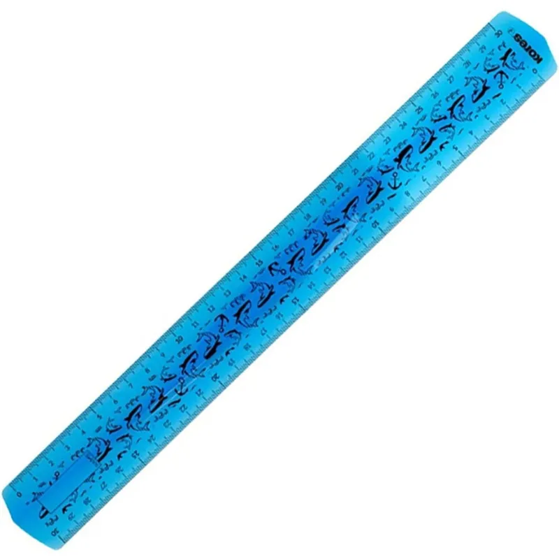 Линейка Kores 30 см пластиковая повышенной гибкости - Image 6