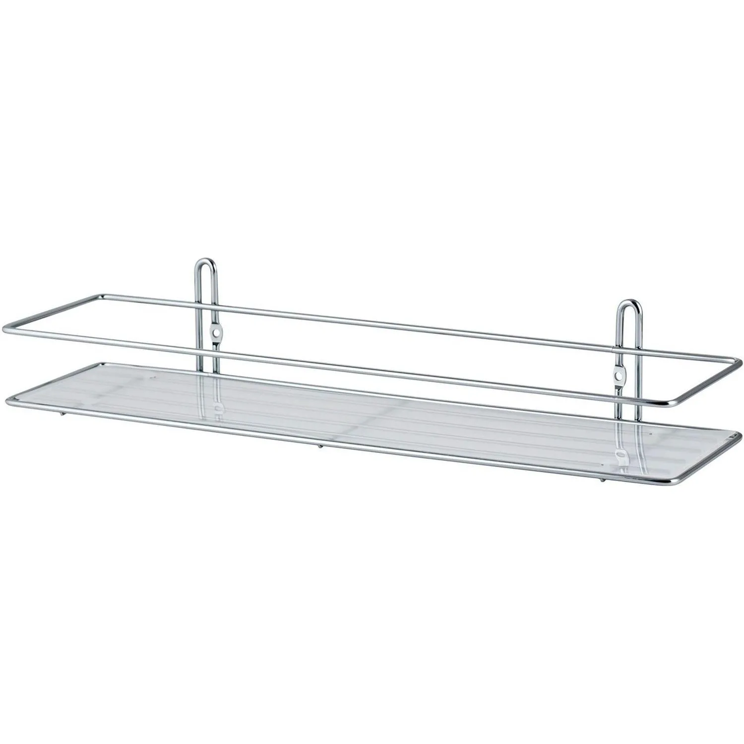 Полка для ванной 1-ярусная прямая 40x11x7 см