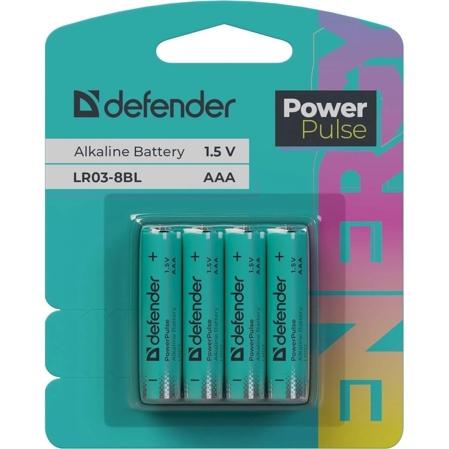 Батарейка AAA мизинчиковая PowerPulse (8 штук в упаковке)